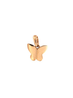 Rose gold butterfly charm...