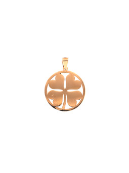 Rose gold four-leaf clover pendant ARF16-06