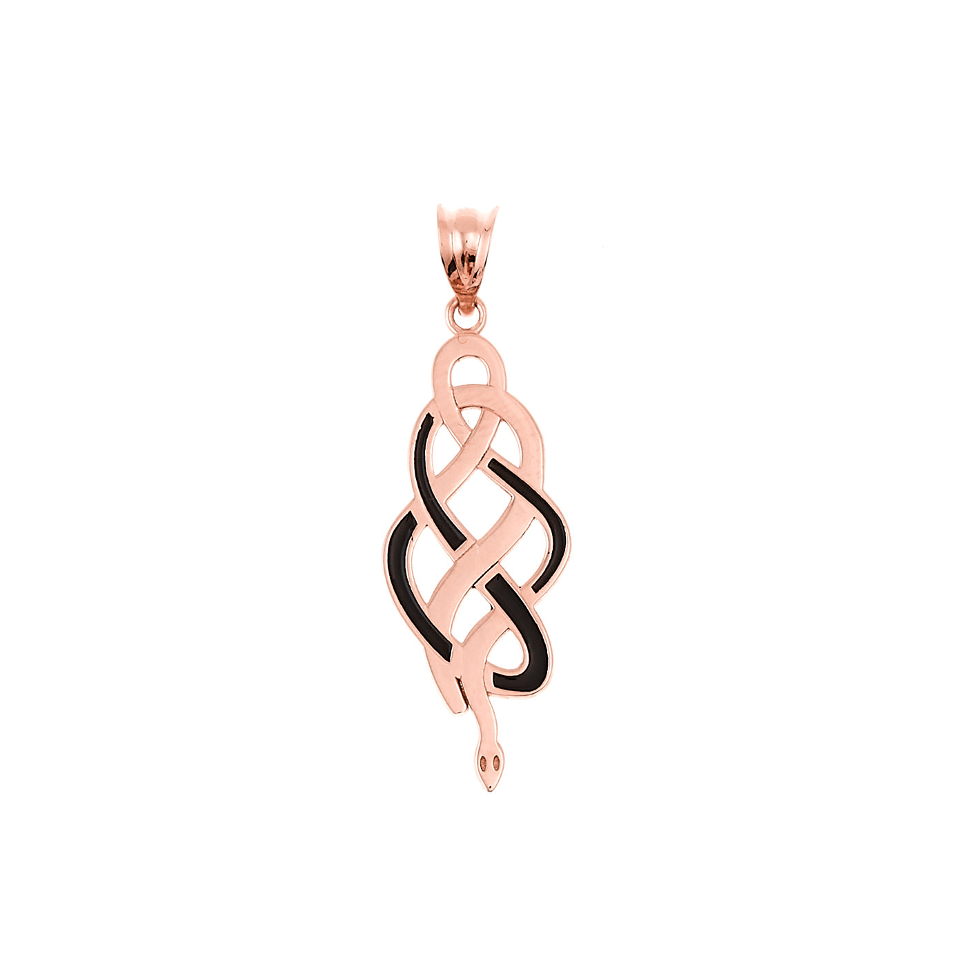 Rose gold snake pendant ARG07-05