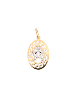 Rose gold Gemini pendant...