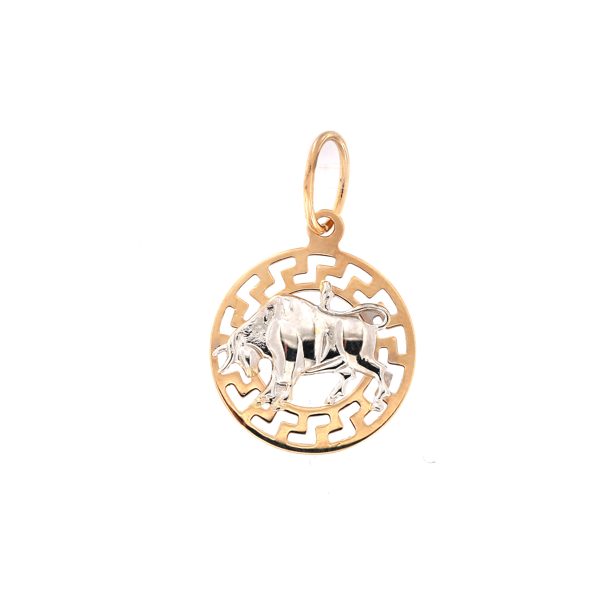 Rose gold Taurus pendant ARH-J-14