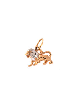 Rose gold lion sign pendant...