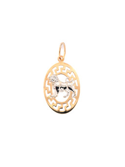 Rose gold lion sign pendant...