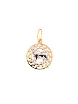 Rose gold lion sign pendant...