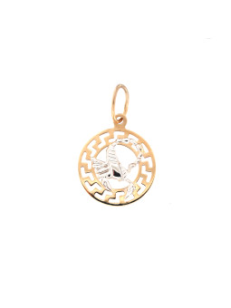 Rose gold Scorpio pendant...