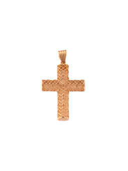 Rose gold cross pendant...