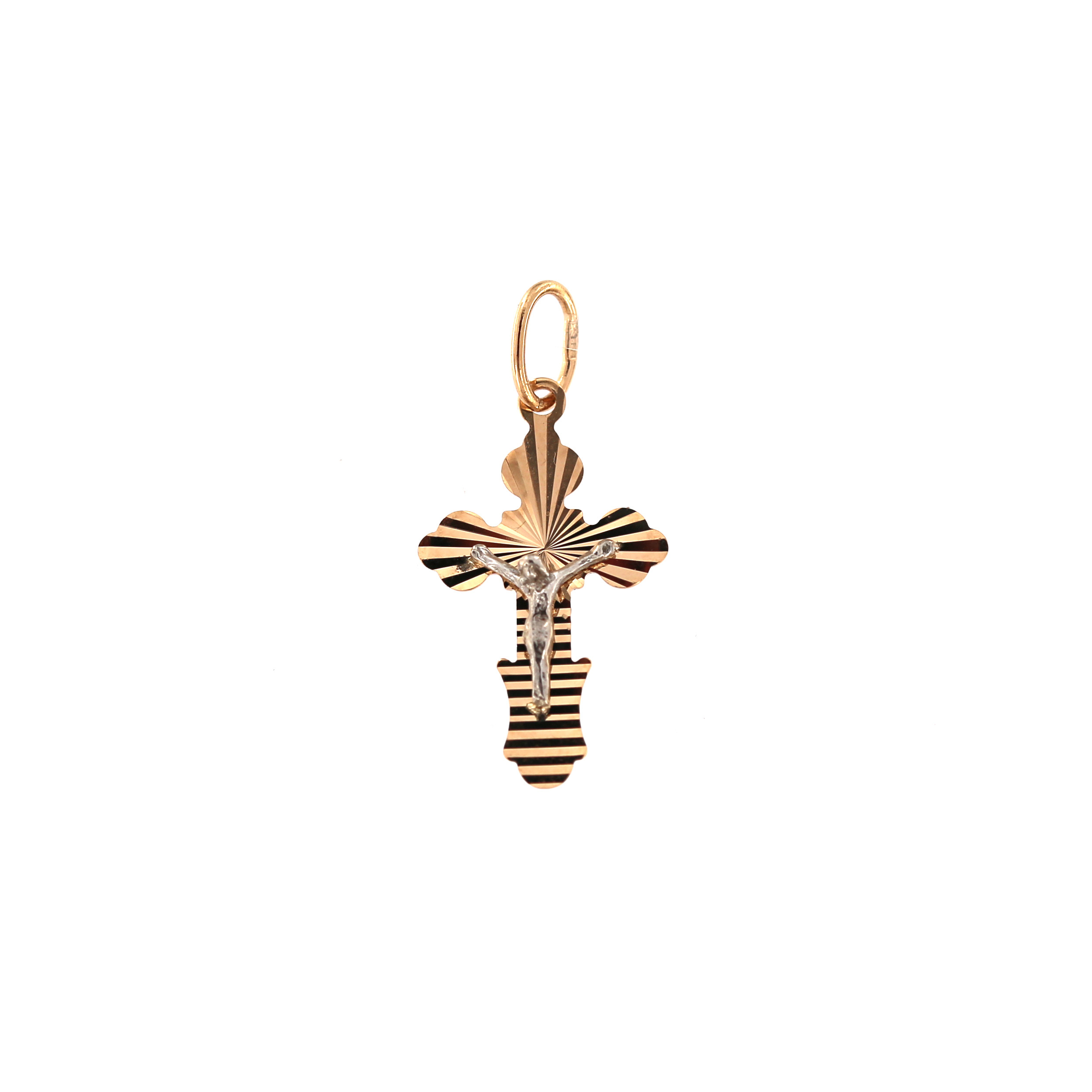 Rose gold cross pendant ARK03-35