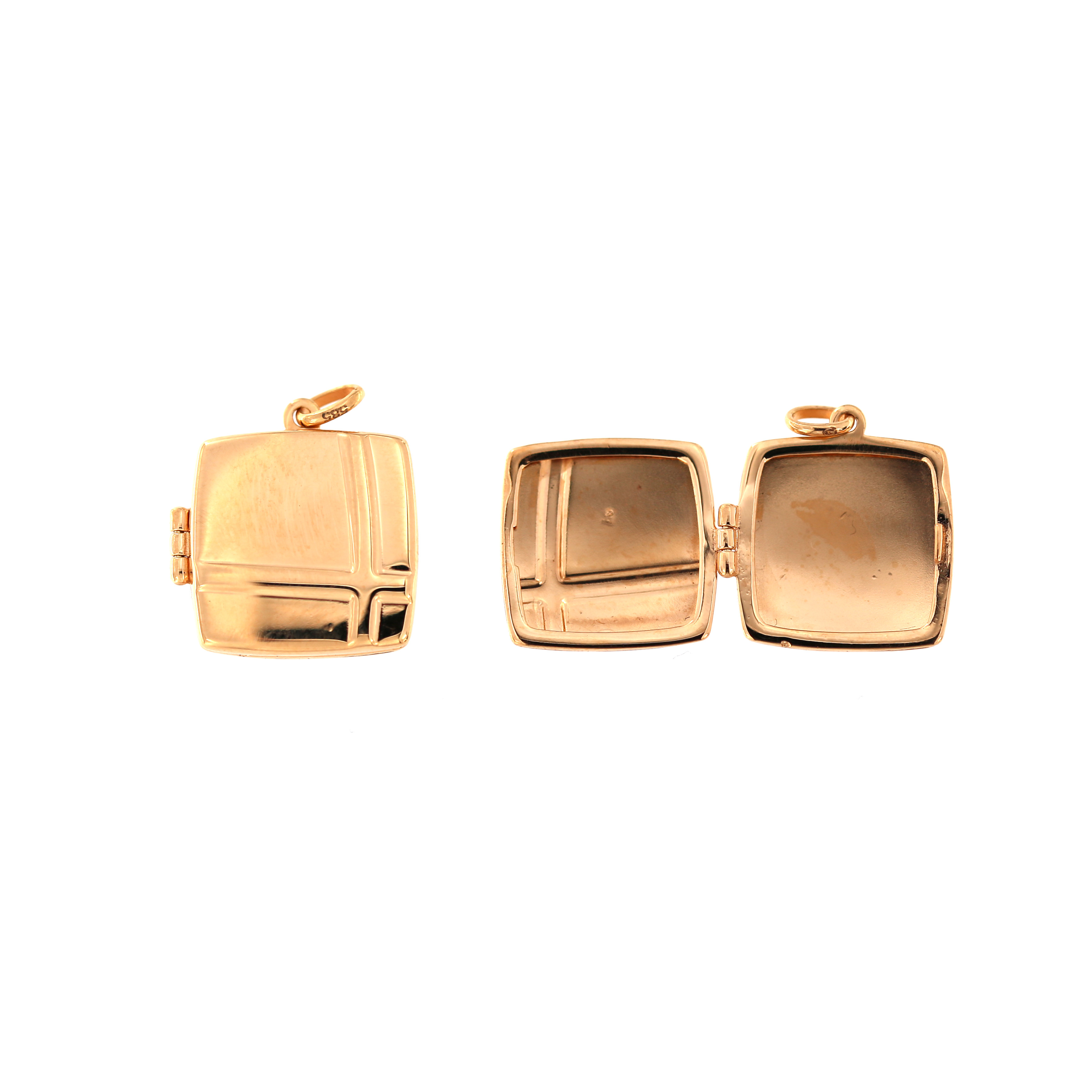 Rose gold medallion pendant ARMED04