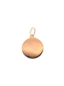 Rose gold tag pendant...