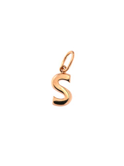 Rose gold initial letter...