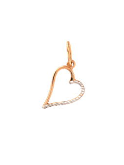 Rose gold heart pendant...