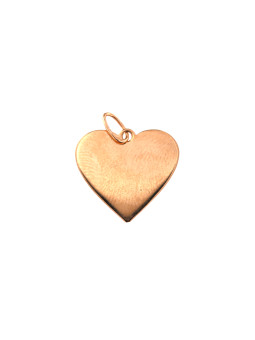 Rose gold heart pendant...