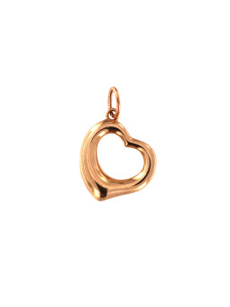 Rose gold heart pendant...