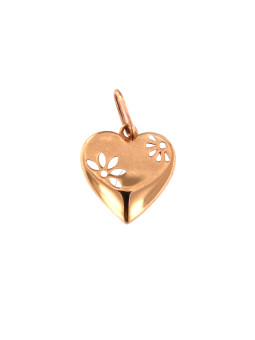 Rose gold heart pendant...