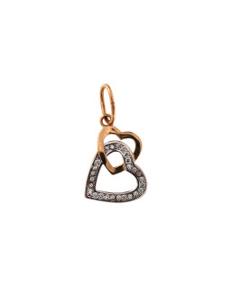 Rose gold heart pendant...