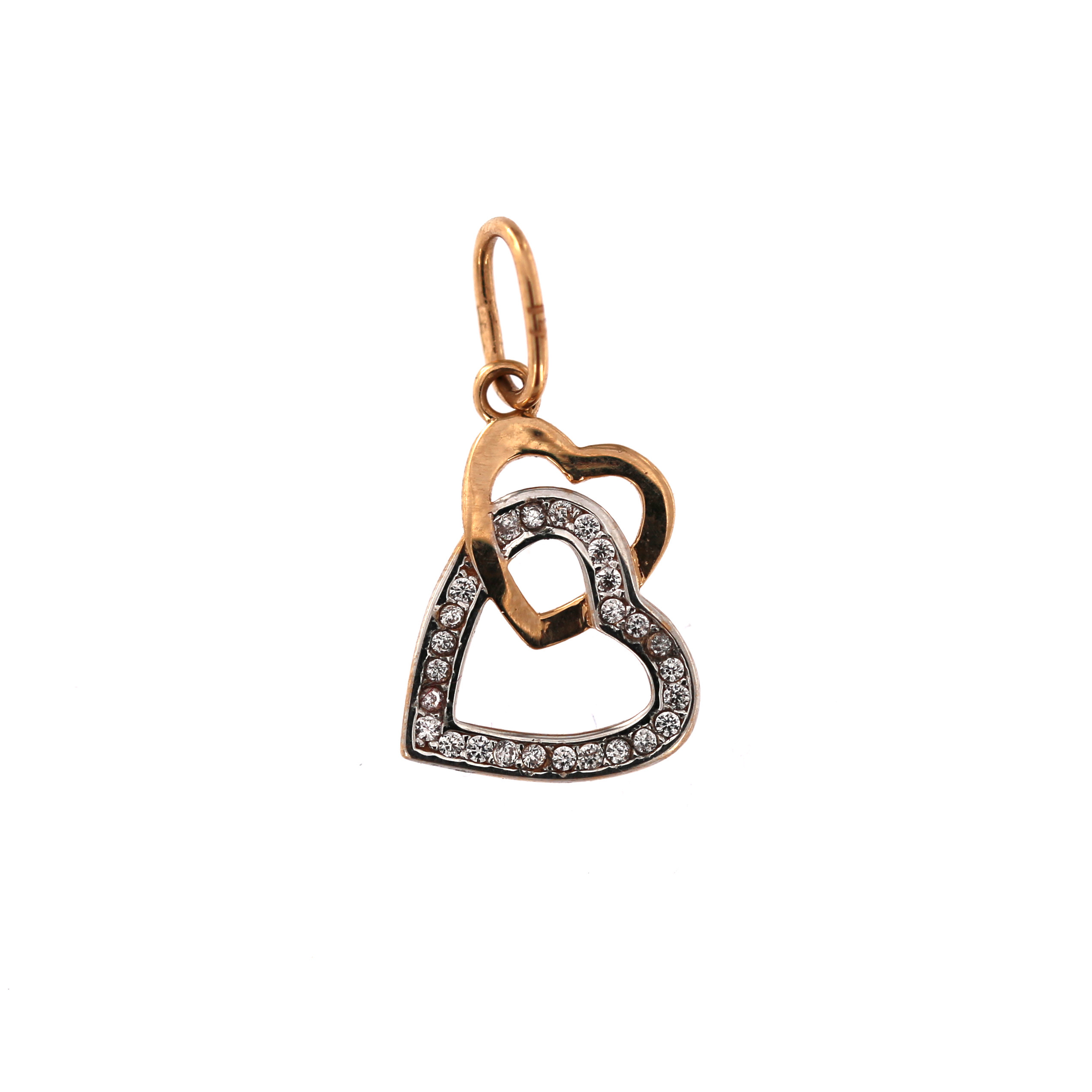 Rose gold heart pendant ARS02-52