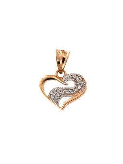 Rose gold heart pendant...