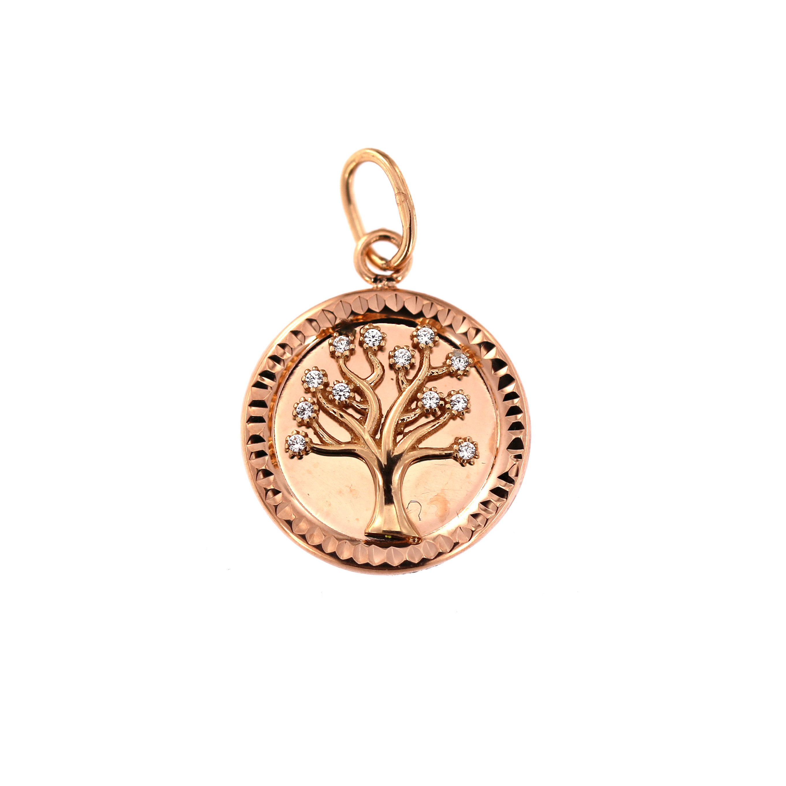 Rose gold pendant tree of life ART01-22
