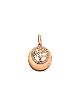 Rose gold pendant tree of...