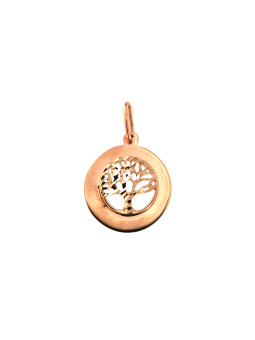 Rose gold pendant tree of...