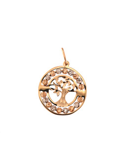 Rose gold pendant tree of...