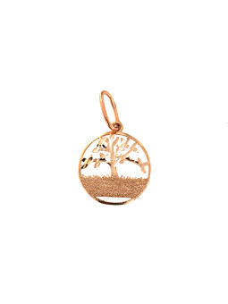 Rose gold pendant tree of...