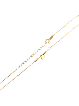 Yellow gold anklet EGZKJ08-02