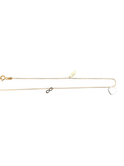 Yellow gold anklet EGZKJ08-01