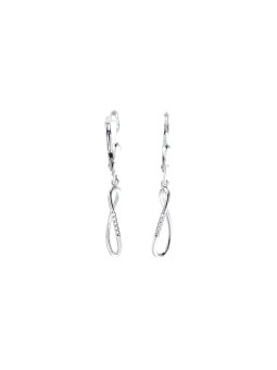 White gold drop earrings...