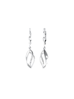 White gold drop earrings...