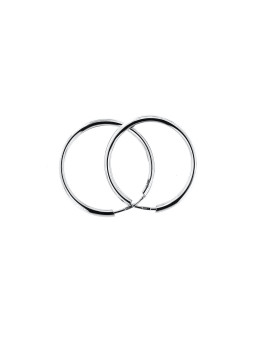 White gold earrings...