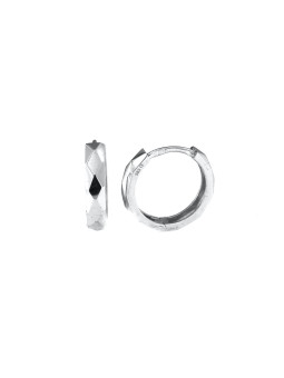 White gold earrings...