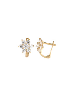 Yellow gold kids earrings...