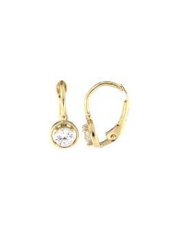 Yellow gold earrings for kids BGA07-11-04
