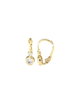 Yellow gold kids earrings...