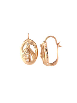 Rose gold earrings BRA04-07-44
