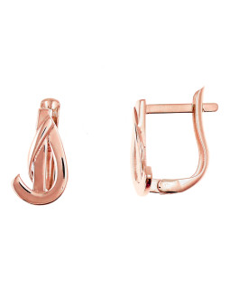Rose gold earrings BRA06-06-21