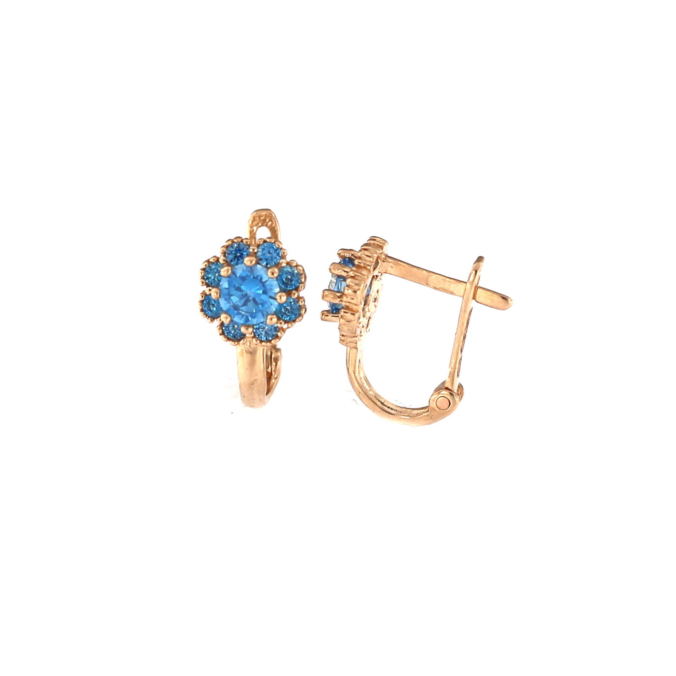 Rose gold kids earrings BRA10-07-07