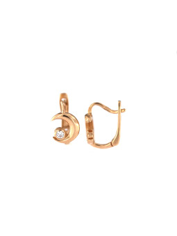 Rose gold kids earrings...