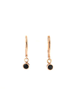 Rose gold zirconia earrings...