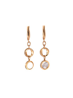 Rose gold earrings BRA01-OP-04