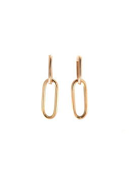 Rose gold drop earrings...