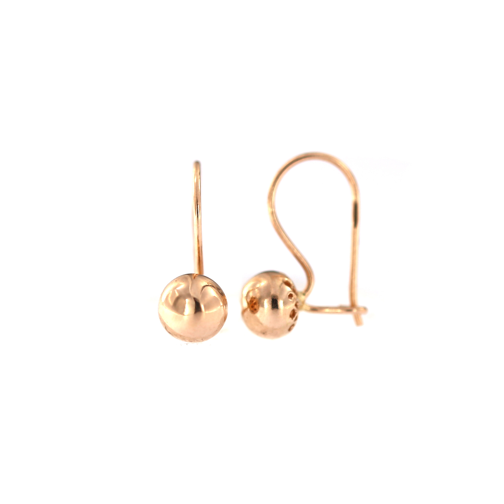 Rose gold earrings BRB01-01-11