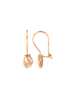 Rose gold earrings BRB01-02-45