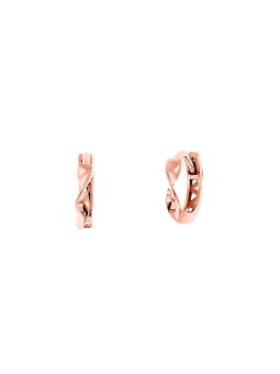 Rose gold earrings BRR01-15-07
