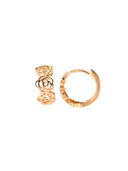 Rose gold earrings BRR01-17-05