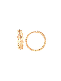 Rose gold earrings BRR01-17-07
