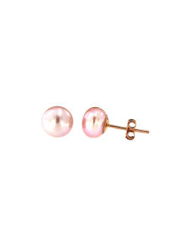 Rose gold pearl earrings...