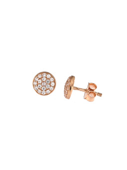 Rose gold zirconia pin...