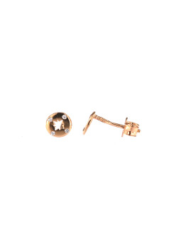 Rose gold zirconia pin...